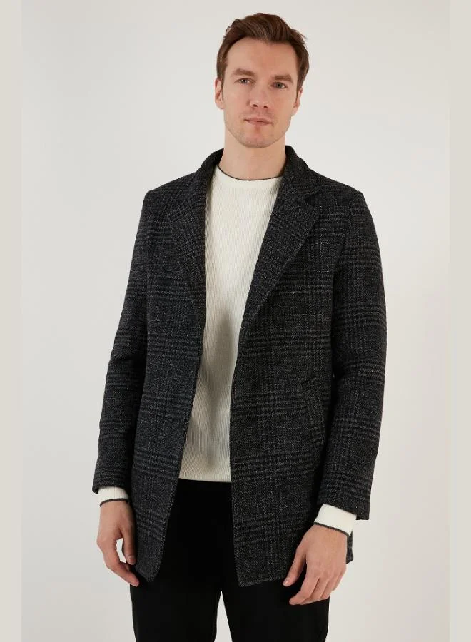 Buratti  Buratti Slim Fit Single Vent Button-Down Lined Cashmere Coat Men's COAT 5840110E for Men | Best Price UAE