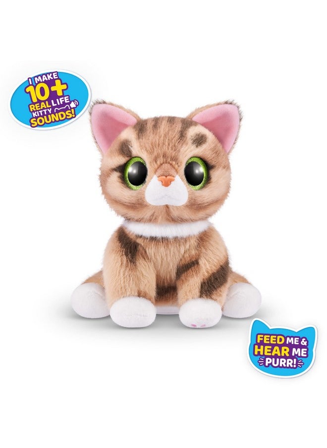 Pets Alive - Smitten Kittens Surprise (Tabby Cat Ginger) By Zuru Nurture Play Soft Toy Unboxing Adopt Interactive 10 Sounds - Image 1