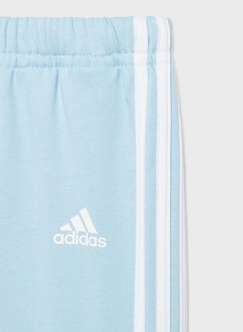 adidas بدلة رياضية بوس من قماش تيري الفرنسي للأطفال الرضع