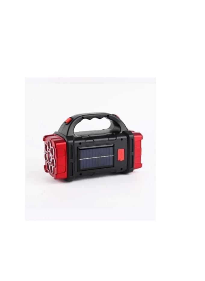 Spaceshoop Rechargeable Torch Camping Light with Solar Charger Multi Lamp Hand Lamp Lanterns Electric Torch for Outdoor Hiking or Indoor Power Outages Energy Class  - Image 3