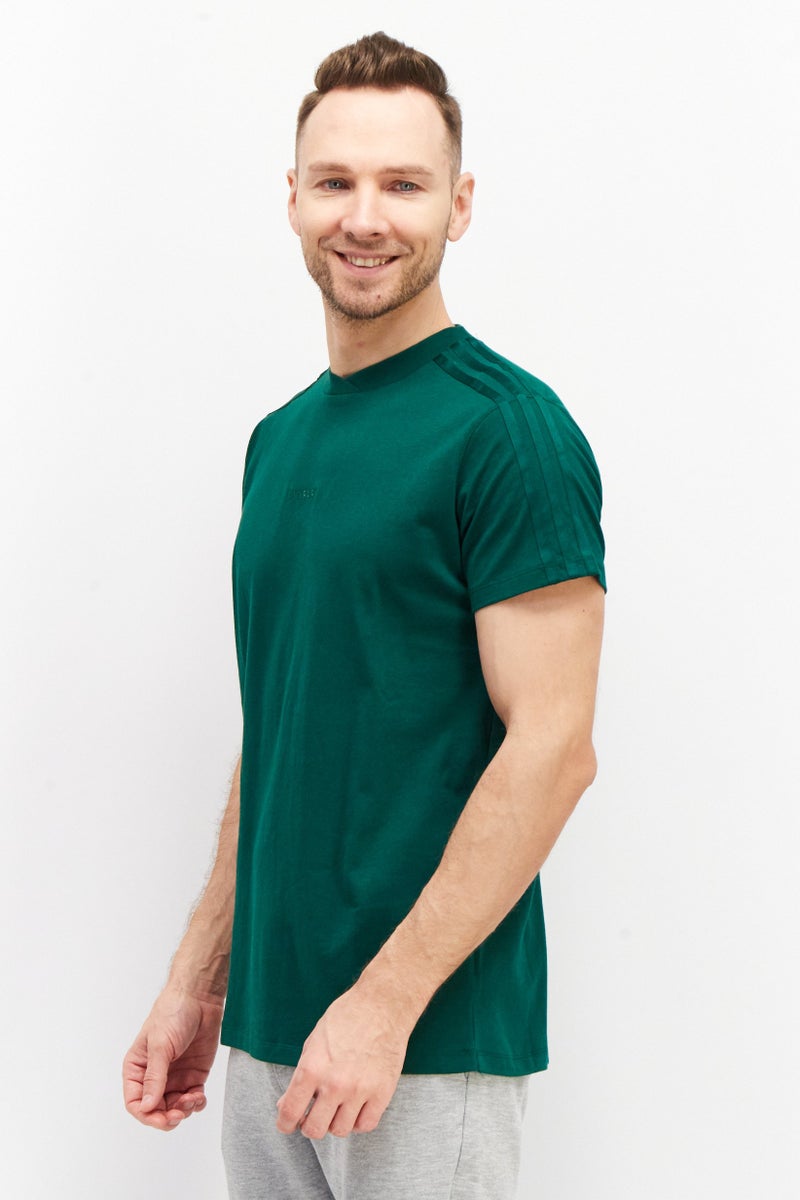 Adidas x Ivy Park Men Sportswear Fit Embroidered T-Shirt, Green - Image 3