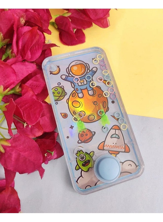 Amanvani Space Rocket Shape Water Game Hand Held Water Game Console Toy Water Ring Game For Kids Party Return Gifts (2 Piece), Multicolor  - Image 2