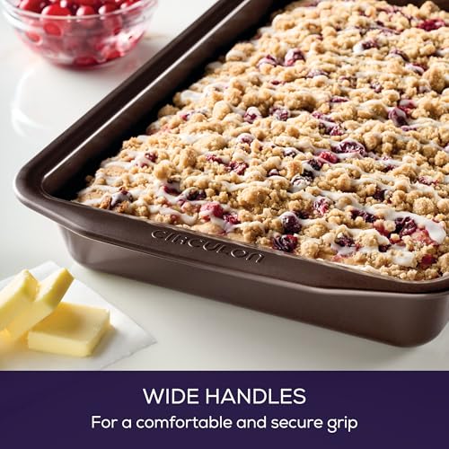 Circulon Symmetry Nonstick Rectangular Cake Pan - Chocolate - 9" x 13" - Image 5
