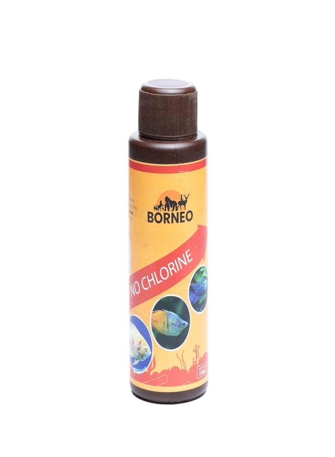 Borneo بورنيو نو كلورين 120 مل - مزيل الكلور الأمثل لمياه أحواض السمك النقية والآمنة - Image 1