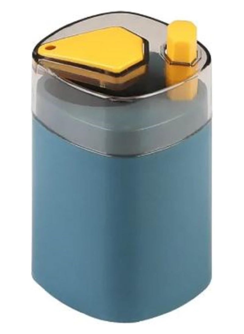 LIMITLESS Toothpick Holder Pop-up Toothpick Automatic Dispenser, Telescopic, Portable Toothpic Storage Organiser Box for Kitchen, Restaurant, Hotel, Office (Blue)  - Image 1