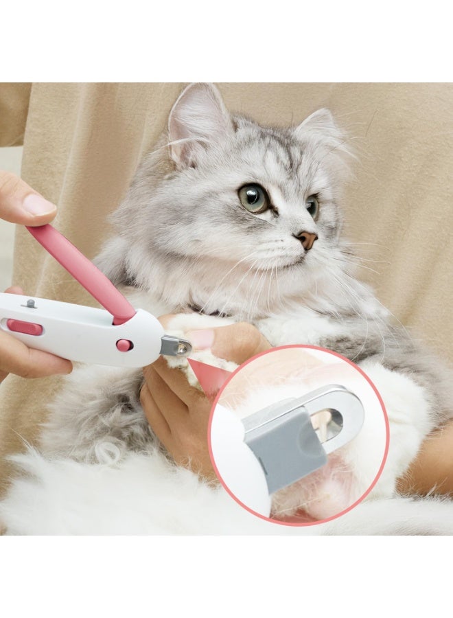 راويي Cat Nail Clipper مع ثقب تقطيع ثلاثي الحجم قابل للتعديل وملف أظافر مخفي. مقطع أظافر القدم الآمن للقطط والقطط الداخلية. - Image 5