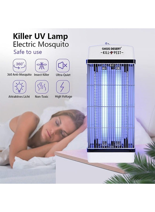 OASIS DESERT 15W Double Tube Flying Bug Killer - The Best Exterminator - Mosquito And Fly Traps - For Indoor And Outdoor Use - Kills Flying Insects - Image 3