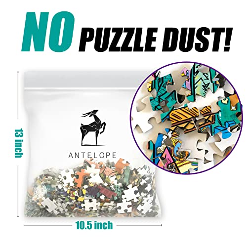 Antelope - 1000 Piece Puzzle for Adults, Cat Castle Jigsaw Puzzles 1000 Pieces, High Resolution, Matte Finish, Smooth Edging, No Dust Creative Artistic Puzzle - Image 5