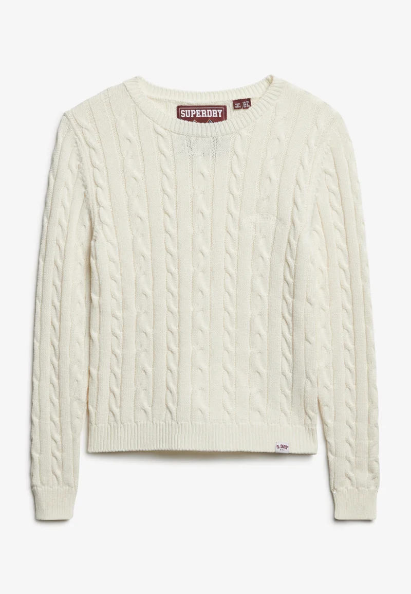 سوبر دراي Essentials Slim Cable Jumper