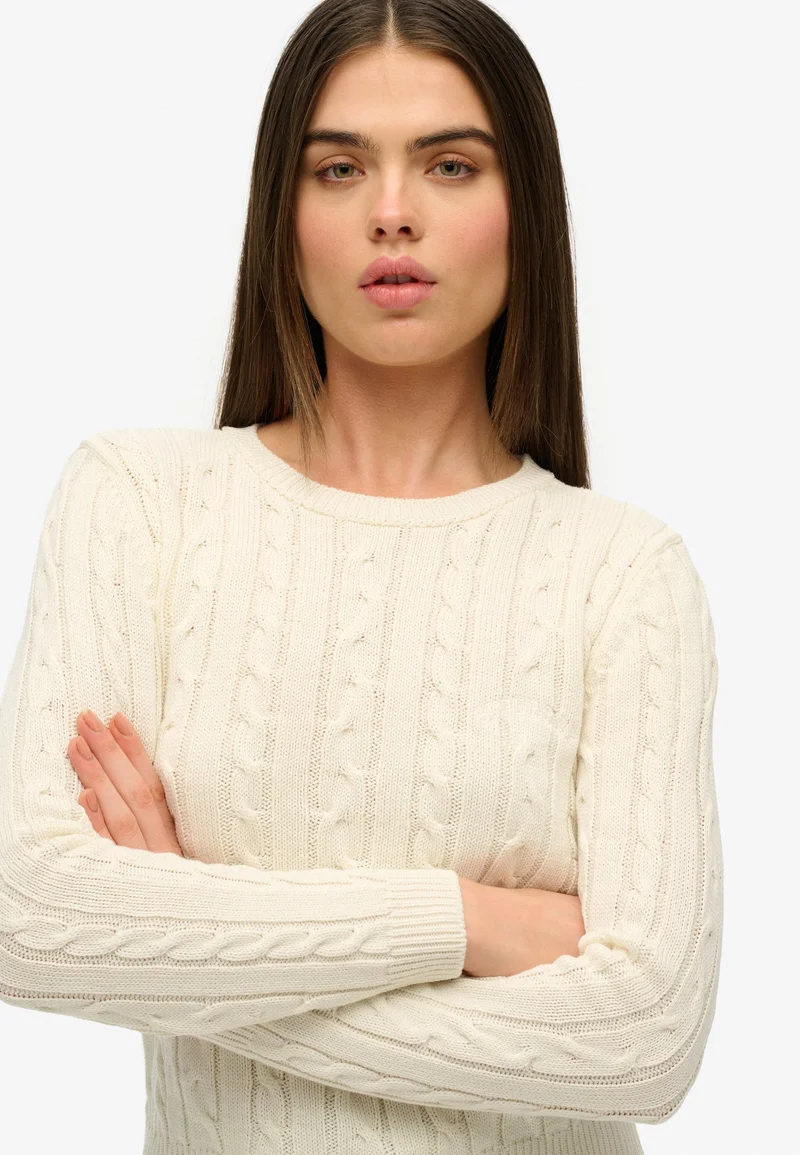 سوبر دراي Essentials Slim Cable Jumper