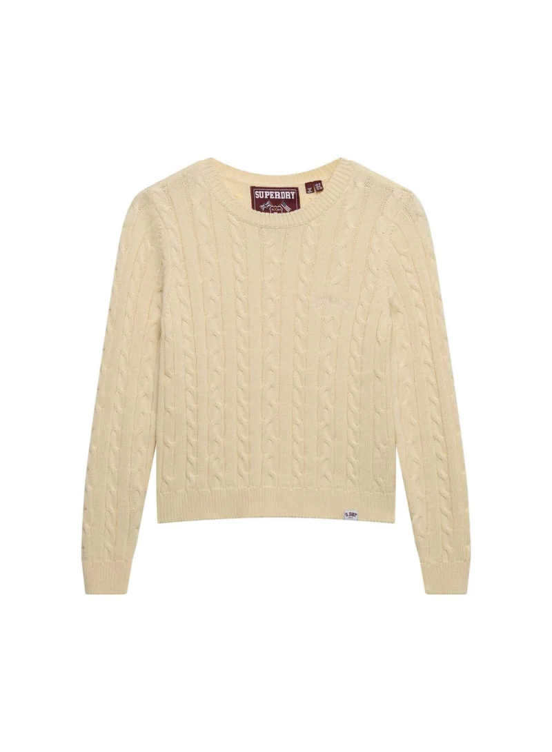 سوبر دراي Essentials Slim Cable Jumper