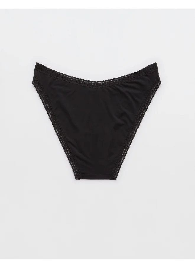 Aerie Smoothez Microfiber Lace Deatiled Briefs