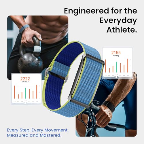 Pebble Newly Launched Qore Fitness Band with 45 Days Battery Life| 100+ Sports Modes| Advanced Health Tracking HR| SpO2| Stress| Sleep| OneKey Measurement| Smart Notifications - Black (Blue) - Image 5