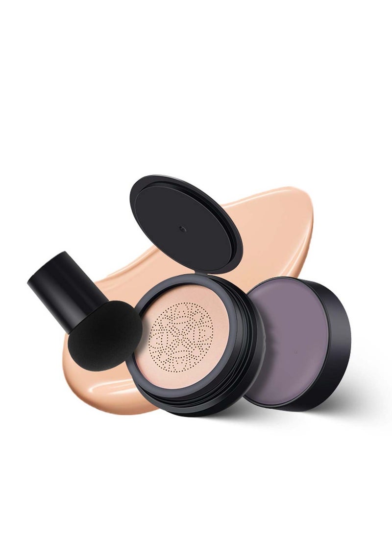 Huitich Air Cushion CC Cream Ivory Shade Natural Finish with Concealer & Puff - Image 1
