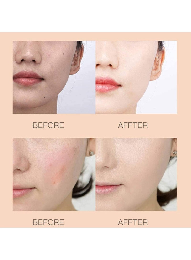 Huitich Air Cushion CC Cream Ivory Shade Natural Finish with Concealer & Puff - Image 3