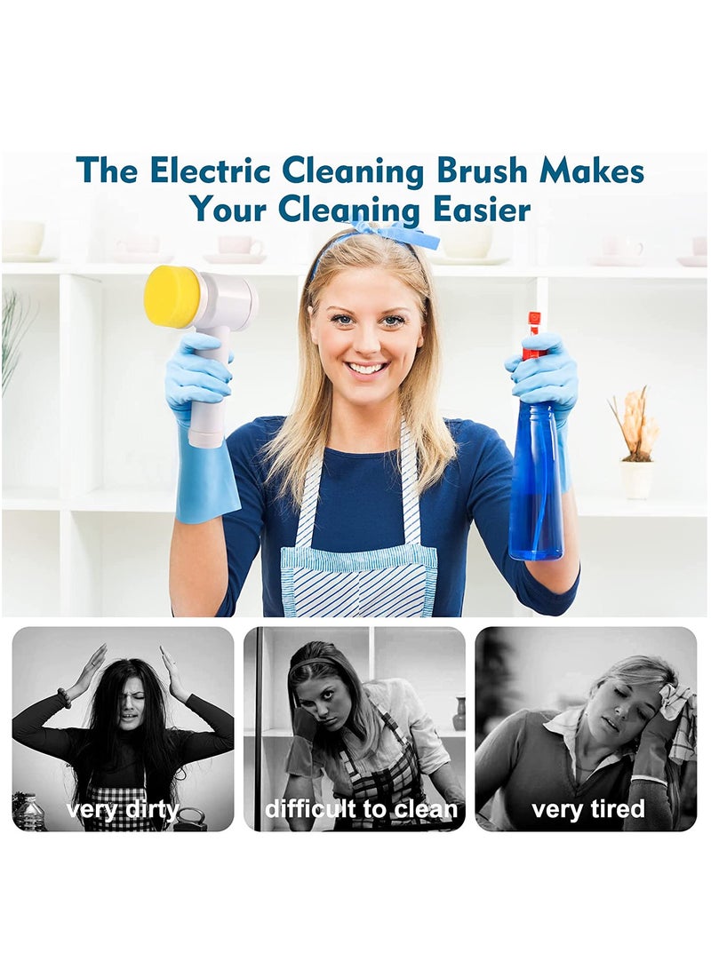 MIXDE Wireless Electric Spin Scrubber for Cleaning Different Surfaces - Image 5