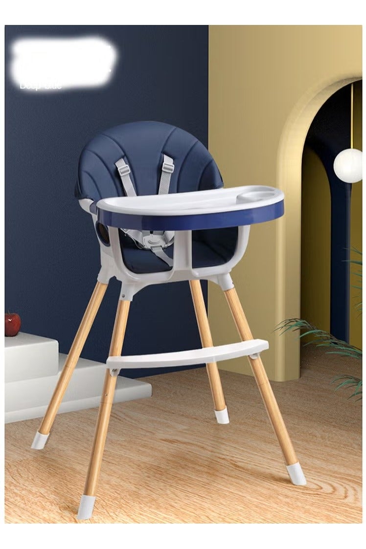 Baby 4 in 1 Baby High Chair, Booster Seat for Feeding Chair with Rocker, Storage, Reclining, Tray Footrest and  High Chair for Toddlers 6 Months to 4 Years Old - Image 4