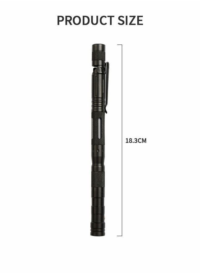 GROIC - 13 IN 1 Tactical Pen Multitool Pen Gear EDC Survival Pen LED Flashlight Multitool Pen Cool Gadgets with Compass, window hammer, flint, screwdriver, whistle, etc - Image 1