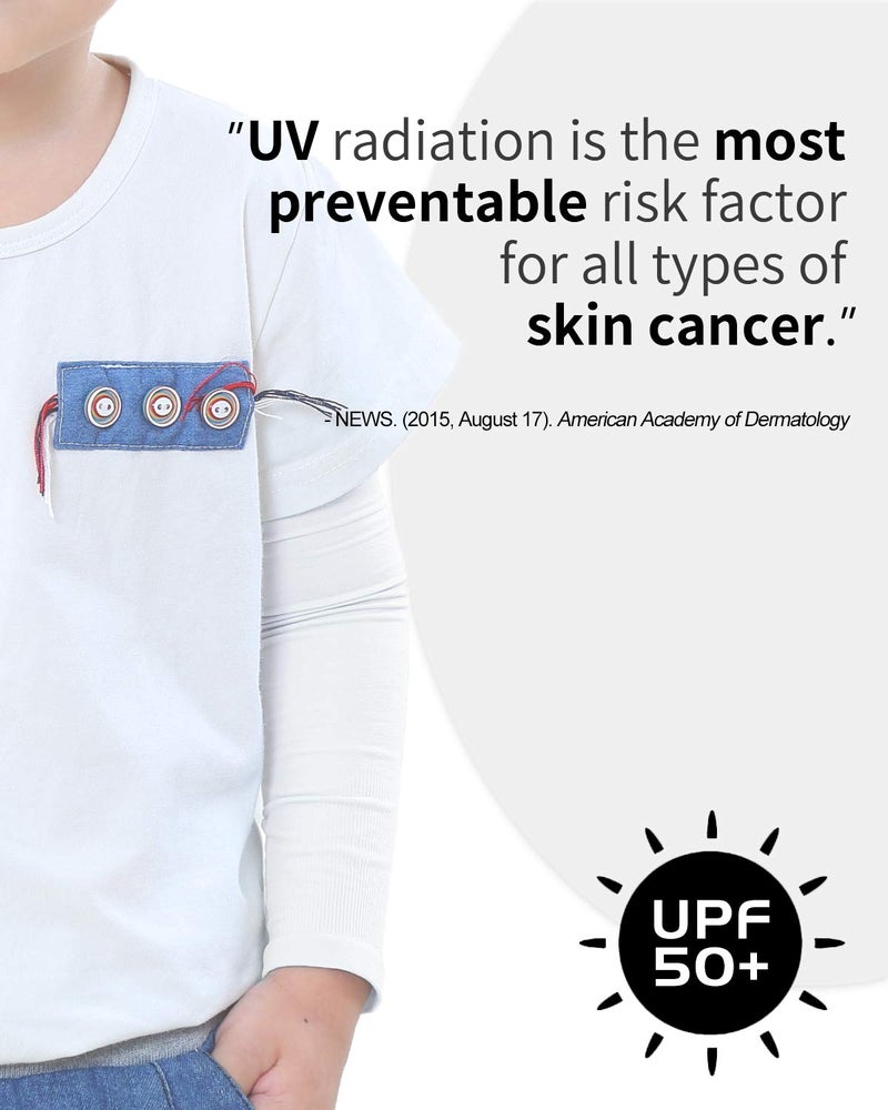 Newbyinn UV Sun Protection Cooling Arm Sleeves for Kid Child Baby - Image 2