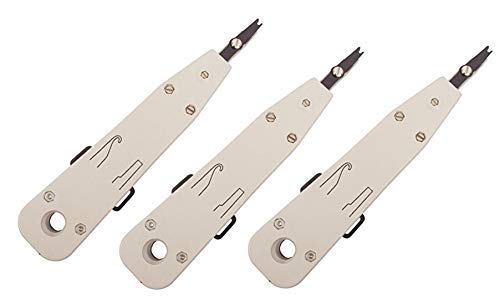 Inditrust Inditrust KD 1 Punch Down Krone Type Telephone Professional Cat5cat5e Insertion LSA Mounting IDC Socket Tool Grey Pack of 3  - Image 1
