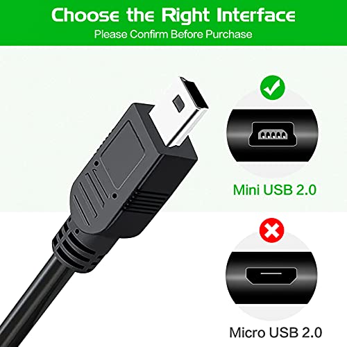 Inovat Replacement 5 FT USB Computer MAC Data Sync Charger Cable Cord for Western Digital WD Elements 2TB 3TB USB 2.0 Desktop External Hard Drive - Image 4