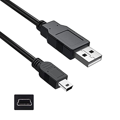 Inovat Replacement 5 FT USB Computer MAC Data Sync Charger Cable Cord for Western Digital WD Elements 2TB 3TB USB 2.0 Desktop External Hard Drive - Image 1