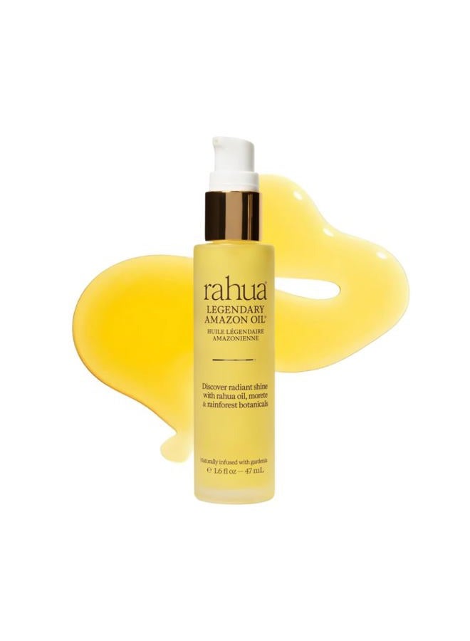 Rahua Legendary Amazon Hair Oil, 1.6 Fl Oz, Organic Plant Based Hair Care High Shine Oil for Frizz Control, Split Ends, Flyaways, Nourish & Strengthen for Soft Hair, Lightweight, For All Hair Types - Image 1