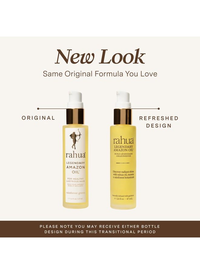 Rahua Legendary Amazon Hair Oil, 1.6 Fl Oz, Organic Plant Based Hair Care High Shine Oil for Frizz Control, Split Ends, Flyaways, Nourish & Strengthen for Soft Hair, Lightweight, For All Hair Types - Image 2