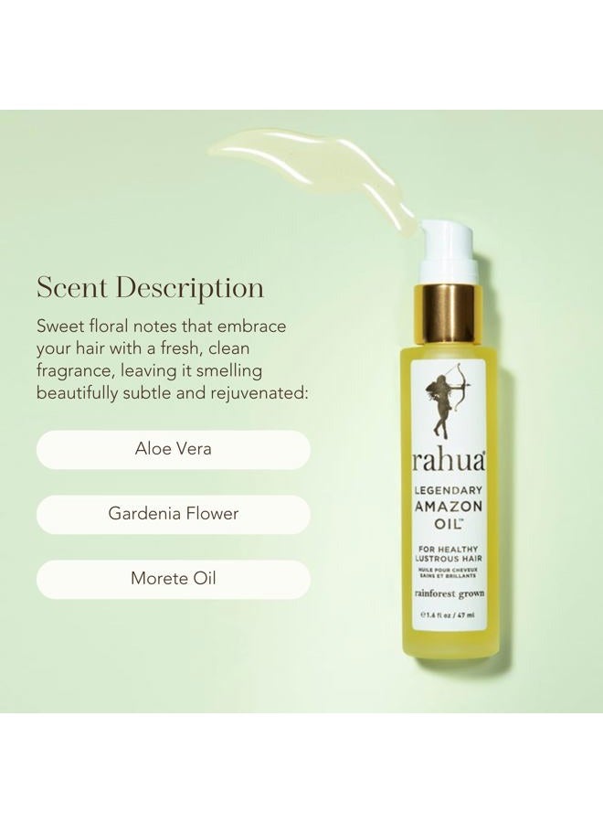 Rahua Legendary Amazon Hair Oil, 1.6 Fl Oz, Organic Plant Based Hair Care High Shine Oil for Frizz Control, Split Ends, Flyaways, Nourish & Strengthen for Soft Hair, Lightweight, For All Hair Types - Image 5