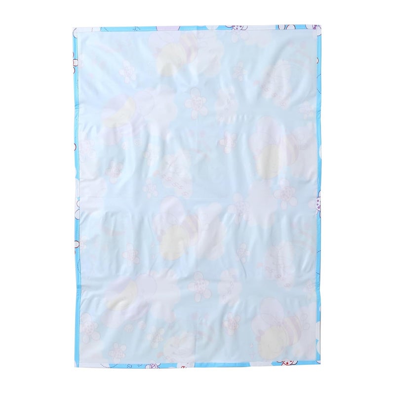 Hooper Water Proof Bed Protector for Baby Urine - Plastic Sheet for Bed Wetting -Thin, Soft, Easy to Fold & Carry, Large Size, 1 Piece, Assorted Trendy Prints, Design 1 - Image 2