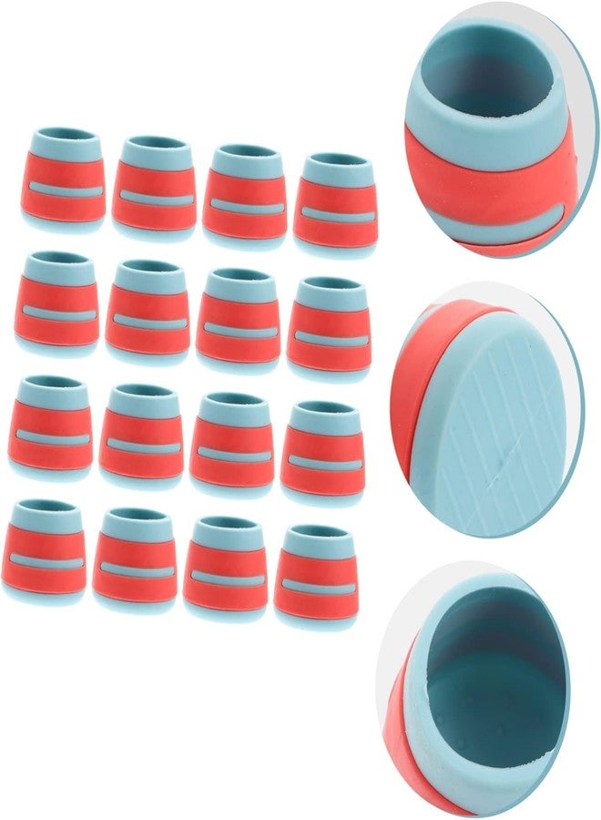 swenrix Chair Leg Floor Protectors, Silicone Felt Furniture Leg Pads Caps Covers for Hardwood Floors Clear (reguler(Fit 1.3" to 2")) (4) - Image 1