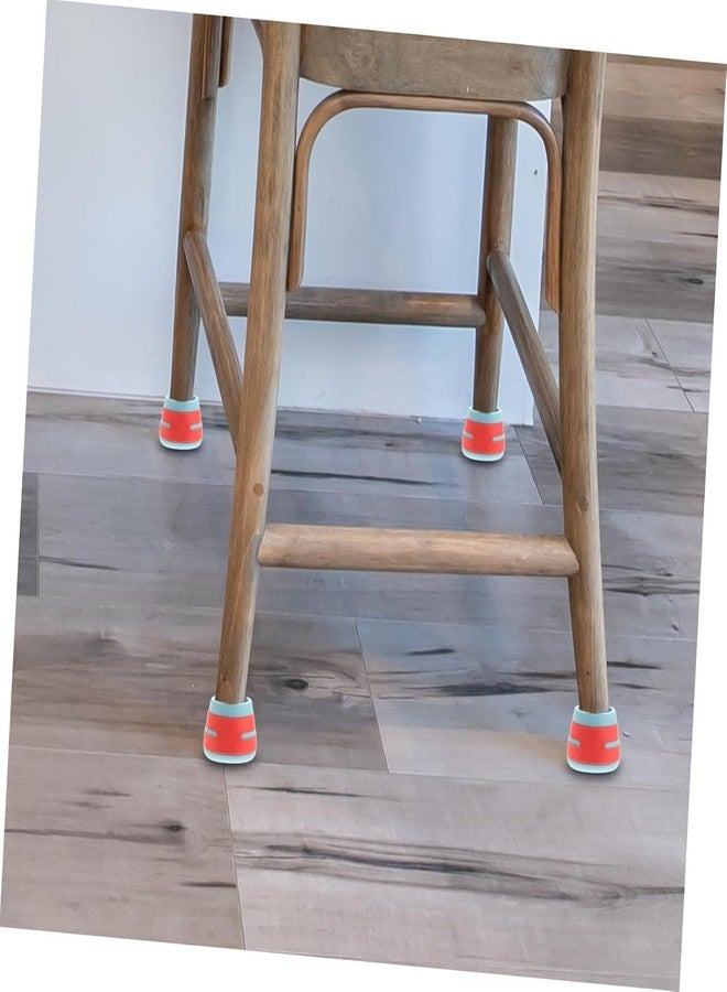 swenrix Chair Leg Floor Protectors, Silicone Felt Furniture Leg Pads Caps Covers for Hardwood Floors Clear (reguler(Fit 1.3" to 2")) (4) - Image 4