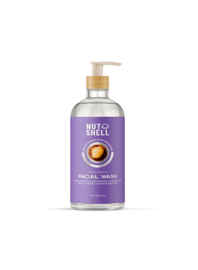 NUT SHELL Facial Wash 250 ml Macadamia Rose Water