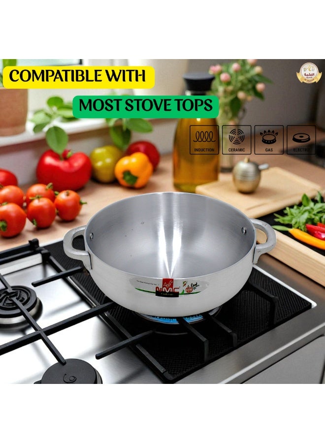 10 PCs Aluminium Cookware Set – Heavy-Gauge Durable Pots with Lids – Fast & Even Heating, Easy Clean & Rust-Resistant Design – Premium Kitchen Cookware for Everyday Cooking - Image 5