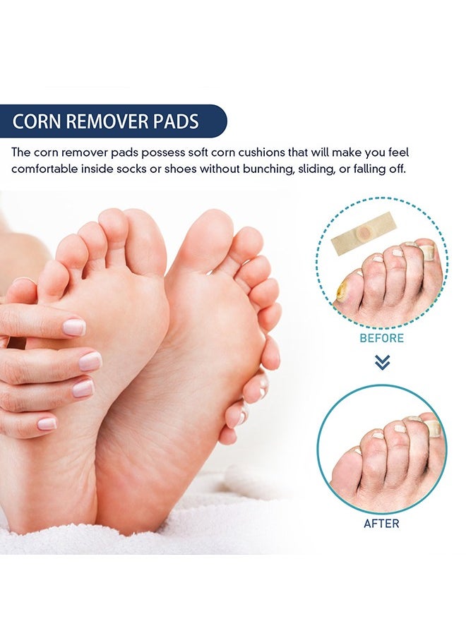 SOUTH MOON - 24 Pcs Foot Corn Removal Plaster,Natural Ingredients,Foot Care Expert,Calluses Plantar Treatment,Relief Pain From Calluses, Corns, Blisters, Heel Frictions - Image 1