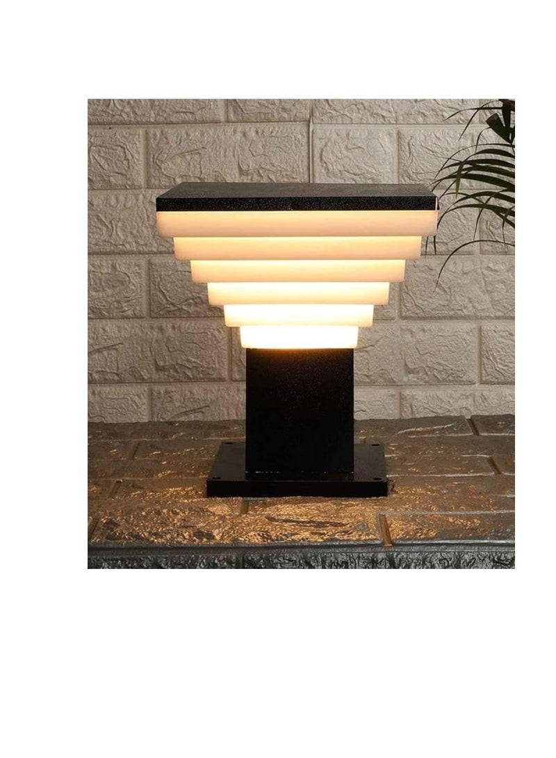 شروق الشمس ضوء أسود لبوابة المنزل - Image 1