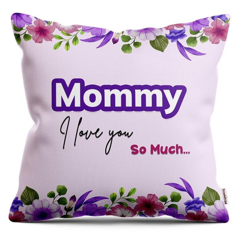 TrendoPrint Cushion Cover with Filler 12x12 inches | Greeting Card Gift Hamper for Mother's Day, Anniversary, Birthday & Any Occasion (MD28) - Image 3