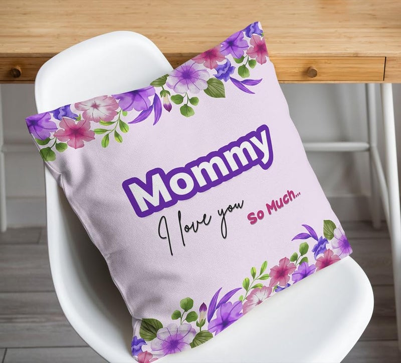 TrendoPrint Cushion Cover with Filler 12x12 inches | Greeting Card Gift Hamper for Mother's Day, Anniversary, Birthday & Any Occasion (MD28) - Image 4