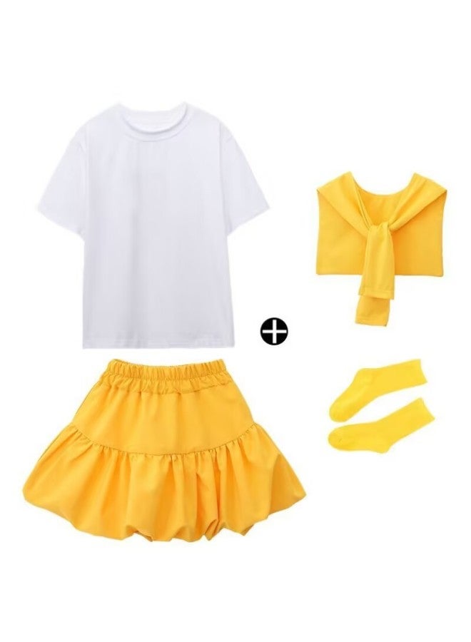 Halloween Costume - Kids Performance Dance Costume - 100cm - Stage Performance Wear, Cheerleading Outfit, Kindergarten Show Costume, School Event Dress, Party Fancy Clothes - Image 1
