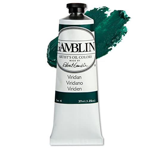 Gamblin Artist's Oil Colors Viridian 37 ml - Image 1