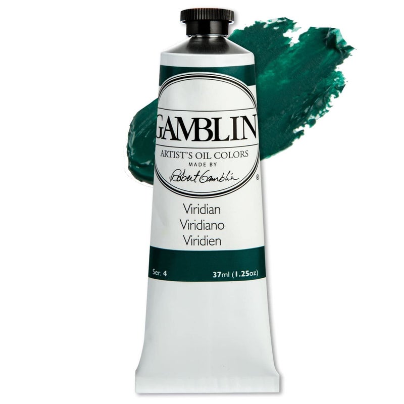 Gamblin Artist's Oil Colors Viridian 37 ml - Image 5