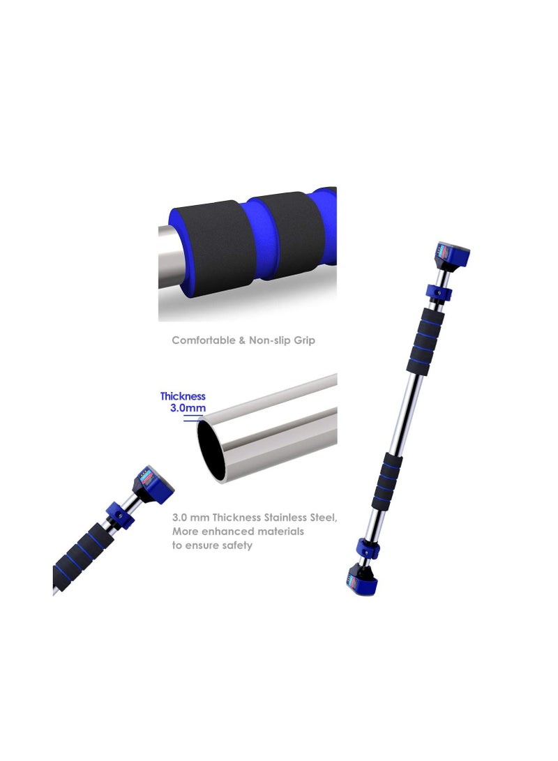 ULTIMAX Pull-up bar Chin Up Bar for Doorway No Screws,Upper Body Workout Bar with Safety Locking Catch Heavy Duty Home Fitness Door Exercise Bar-(68cm-92cm) - Image 2