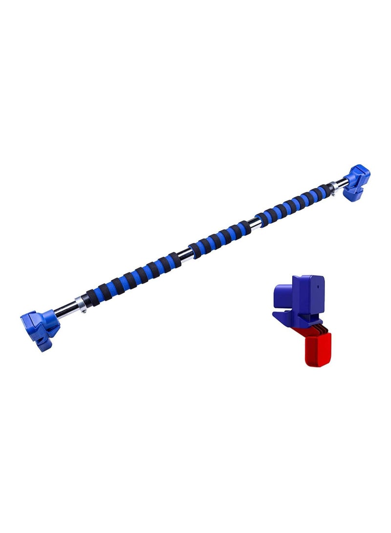 ULTIMAX Pull-up bar Chin Up Bar for Doorway No Screws,Upper Body Workout Bar with Safety Locking Catch Heavy Duty Home Fitness Door Exercise Bar-(68cm-92cm) - Image 1