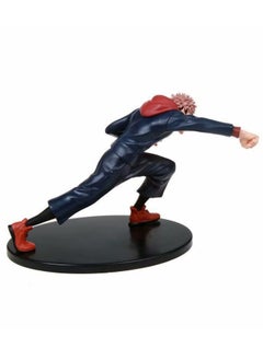 Generic Anime Jujutsu Kaisen Itadori Yuji Action Figure with Base, Anime Cartoon Itadori Yuji Model Figure Statue, Excellent PVC Character Model Toys, for Desktop Decorations/Collectibles, Gifts for Fans  - Image 3