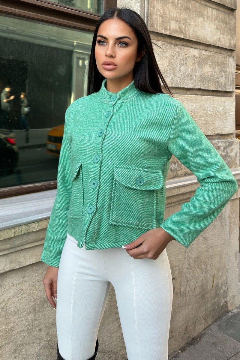 Weshaya Jacket Women Green - Image 1