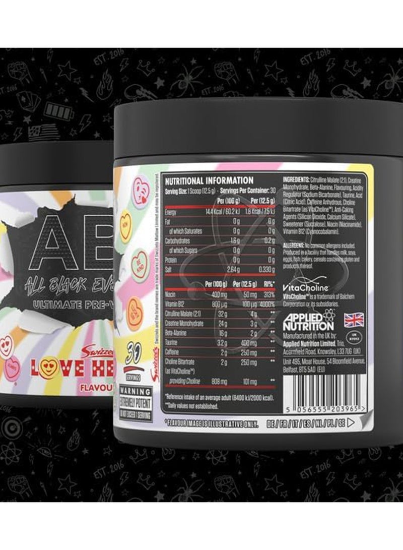 Applied Nutrition Abe Pre Workout 375G Love Hearts 30 Servings - Image 4