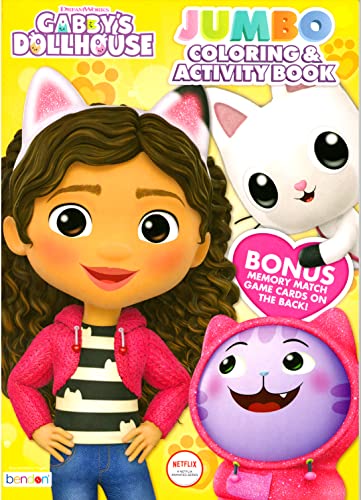 Bendon Gabbys Dollhouse Coloring Book Super Set for Girls Bundle with Activity Pack Kids Coloring Book Stickers and More - Image 5