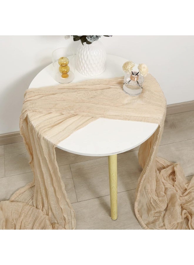 مجموعة عطرية لتجميل المائدة - مفارش طاولة خضراء فاتحة ذات ملمس + علبة هدايا شمعة معطرة بماندالا ملونة - Image 1