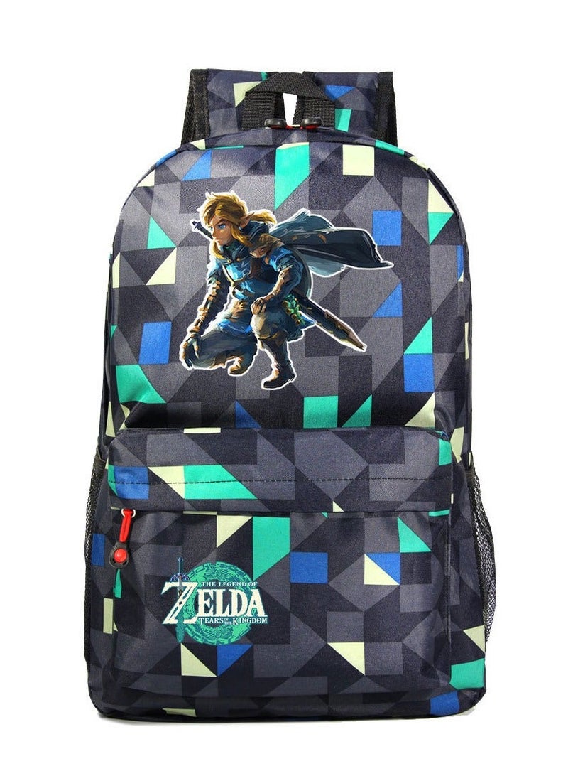 ZELDA Printed Youth Casual Backpack