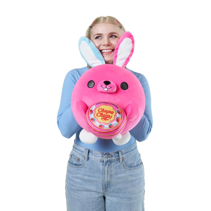 Snackles (Chupa Chups) Bunny Super Sized 14 inch Plush by ZURU, Ultra Soft Plush, Collectible Plush with Real Licensed Brands, Stuffed Animal - Image 3
